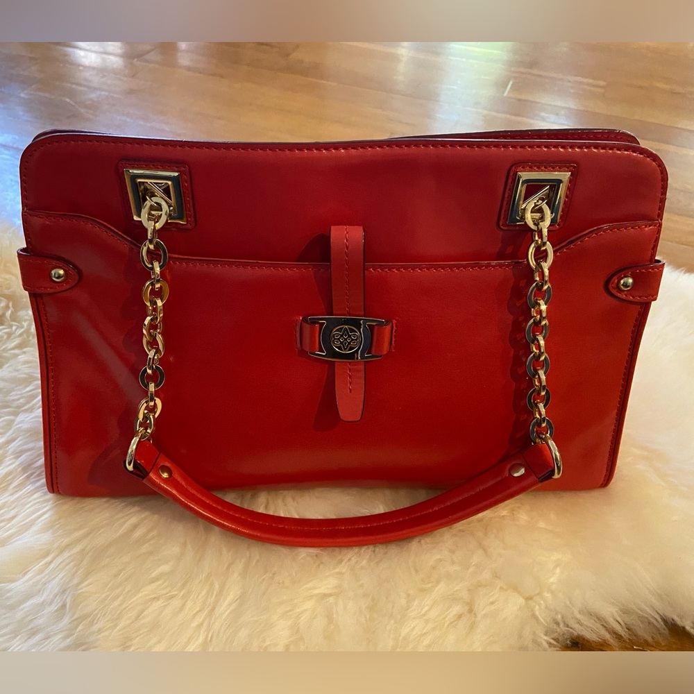Antonio Melani Red Leather Purse